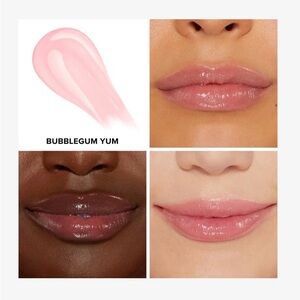 Lip injection extreme too faced Bubblegum Pink plump Lip Gloss - Hydrating Shine